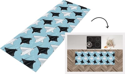 Keukenloper - Loper keuken - Rog - Patronen - Dieren - 150x50 cm - Keukenloper vinyl