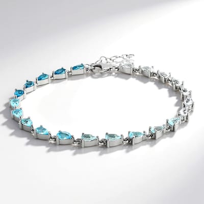 Topaas Sterling Zilveren Armband