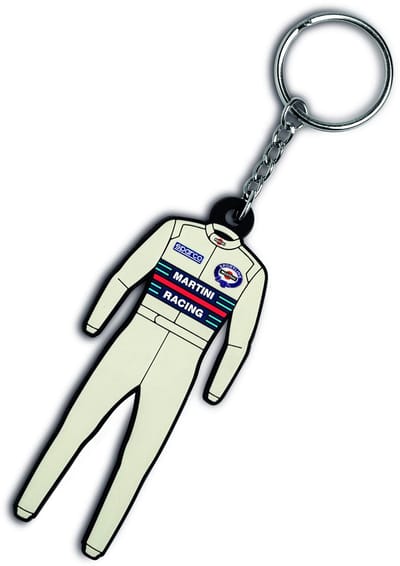 Sparco Martini Racing Schoen Set 10 Stuks Sleutelhanger - Zwart — Multicolor — Maat Onesize