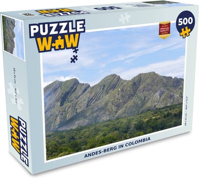Puzzel Andes-berg in Colombia - Legpuzzel - Puzzel 500 stukjes