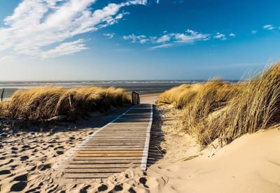 Fotobehang Beach Scene | XL - 208cm x 146cm | 130g/m2 Vlies