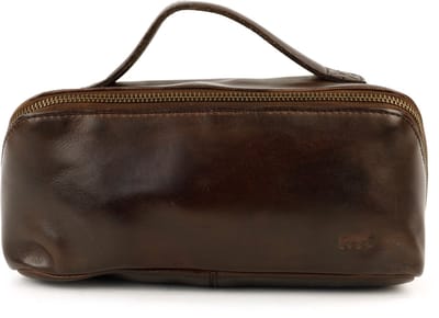 Bear Design Simone Leren Toilettas - Bruin