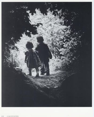 Mini zwart-wit poster - The Walk to Paradise Garden - Eugene Smith - 24x30 cm