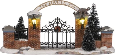 Luville - Zoo entrance battery operated - Kersthuisjes & Kerstdorpen