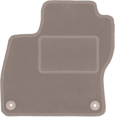 Beige bestuurdersmat voor: Ford Focus MK3 hatchback, sedan, stationwagen (2010-2018)