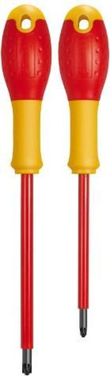 Stanley VDE Schroevendraaierset Borneo PZ1 x 100mm and PZ2 x 125mm