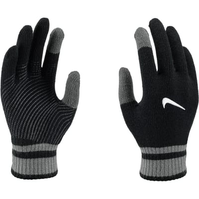 Nike Heren Y Grip Gebreide Handschoenen (Zwart)