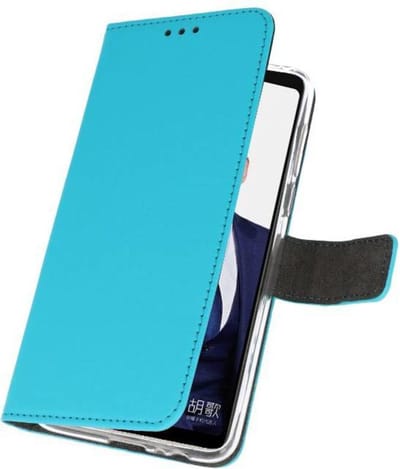 Booktype Telefoonhoesjes - Bookcase Hoesje - Wallet Case - Geschikt voor Huawei Note 10 - Blauw