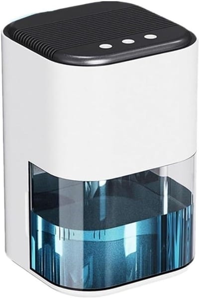 Luchtontvochtiger - Vochtvreter - Huishoudelijk Gebruik - Stille Werking - 60 oz Tank - Zwart