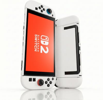 Xainy – Witte hard case geschikt voor Nintendo Switch 2 | Switch-games accessoires | beschermhoesje / cover hoes voor de Nintendo Switch consoles & joy con | excl. screen protector
