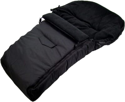 Wintervoetenzak - Kinderwagen zak - Warmte buiten - Waterafstotend - 90 cm - Zwart