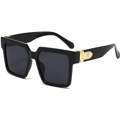 Dernières Lunettes de Soleil de Luxe Designer Carrées Grand Cadre Hommes Femmes Mode Monture Épaisse Lunettes Hommes UV400 Hommes Célébrité