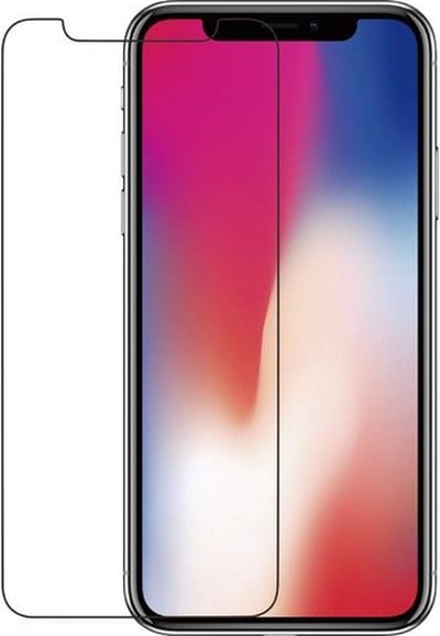LuxeBass Screenprotector geschikt voor  iPhone X - glas scherm - bescherming
