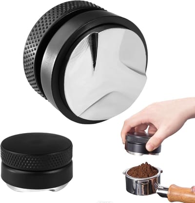 Verstelbare 53mm Koffieverdelers en Hand Tampers voor Espresso, Geschikt voor 54mm Porta Filter, Ideaal voor Kantoor, Kamperen en Buitengebruik