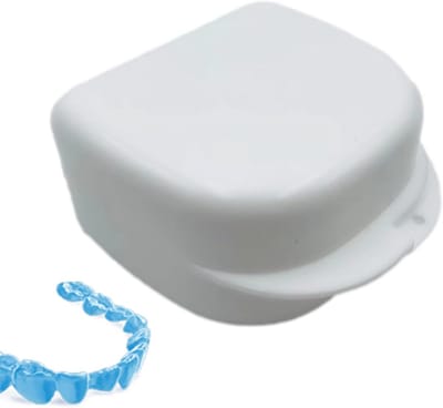 Tandhouder Etui - Mondbescherming Doos - Orthodontische Beugels - Grote Capaciteit - 8.2 x 7.4 x 4.5 cm - Meerdere Kleuren