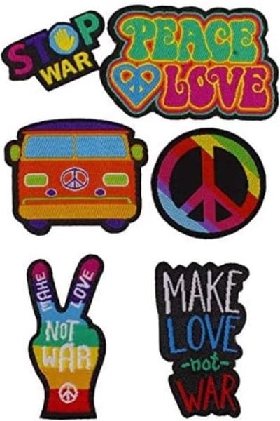 Puro Stickerset - PeaceLove Set 6 stuks