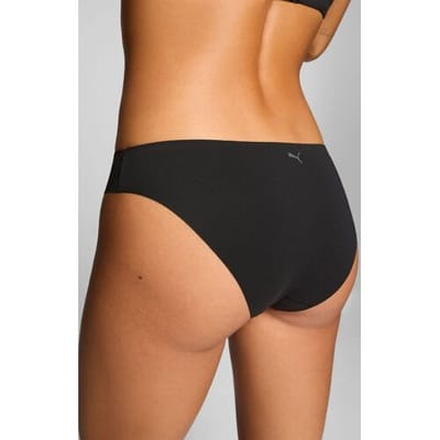 Puma 2-Pack dames slips - microfiber - Zwart / M