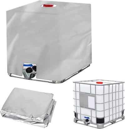 Waterdichte Bescherming voor IBC Watercontainers - Beschermhoes voor 1000L Regenwatertank, UV-Bestendig en Buitengebruik