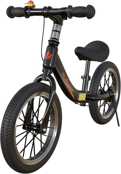 16 Inch Loopfiets voor Kinderen van 5-8 Jaar - Verstelbaar Zadel, Lichtgewicht Frame met Rem, Stabiel en Duurzaam
