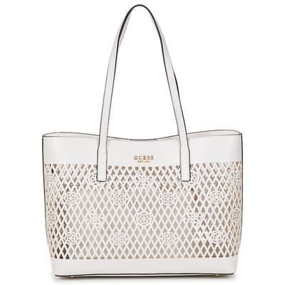 GUESS shopper Letty 2 in 1 Tote Cream White crème