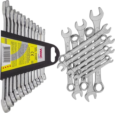 Forsage WMC Serie - Ringsleutelset - 6-19mm - 12-delig - CrV Staal