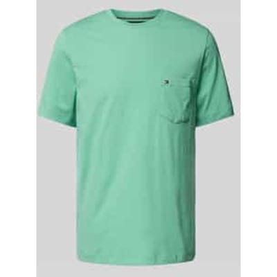 Regular fit T-shirt van puur katoen