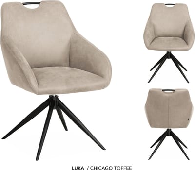 MX-Sofa - Stoel Luka / Kleur: Toffee