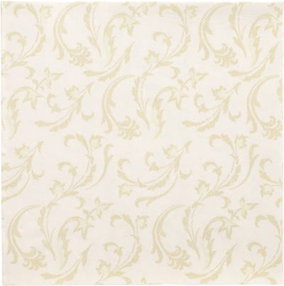 50 Servetten ROYAL Collection 1/4 vouw 40 cm x 40 cm champagne Damascato