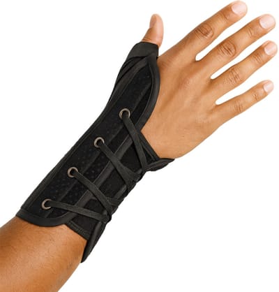 Medical Brace Polsduim Brace - Quervain Spalk - Polsbandage - Carpaal Tunnel - Maat M Links 16-18cm