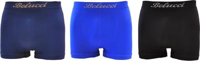 Belucci boxershorts assorti kleuren A 3pack maat M/L