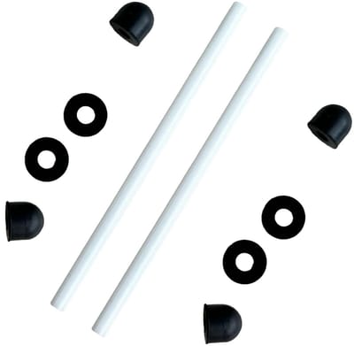 Dailygoody - Keramische as - Intex Pure Spa - Onderhoudsset - 2 stuks - E90 foutas - Inclusief rubberen doppen - Geschikt voor whirlpool