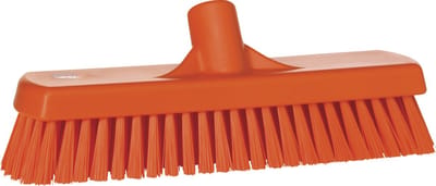 Vikan Schrobber 70607 - 30cm - Hard - Oranje - Geschikt voor alle harde vloeren