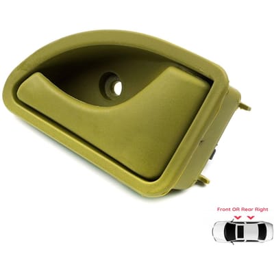 BDP931 Poignée de porte intérieure droite Couleur vert olive Pour Renault Kangoo MK1 KC FC Twingo I C06 S06 Nissan Kubistar X76 8200259376