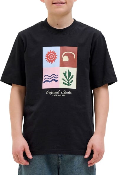 Jack & Jones Originals Canggu Front Branding Crew Shirt Junior - Maat 152