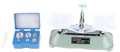 Dailygoods- Laboratoriumweegschaal 200g - Mechanische Weegschaal - Precisie - Inclusief Gewichten en Tweezers - Stabiele Prestaties - Leverage Principes