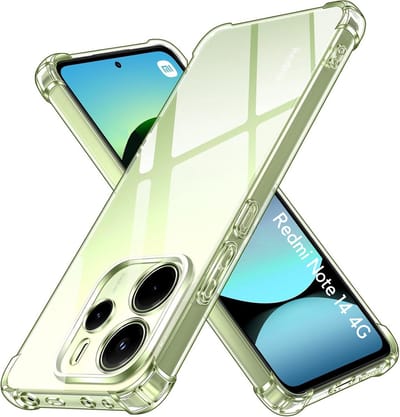 Hoesje geschikt voor Xiaomi Redmi Note 14 4G - (Europe Version) backcover Shockproof siliconen Transparant