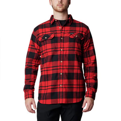 Columbia Flare Gun™ Stretch Overhemd Met Lange Mouwen Rood 2XL Man