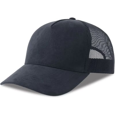 Atlantis Headwear Rapper Suede-S Cap AT536 - Navy - One size