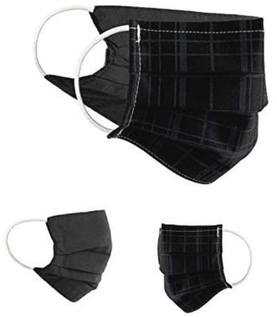 Set van 2 omkeerbare unisex mondmaskers met motief - Wasbare katoenen mond- en neusbescherming