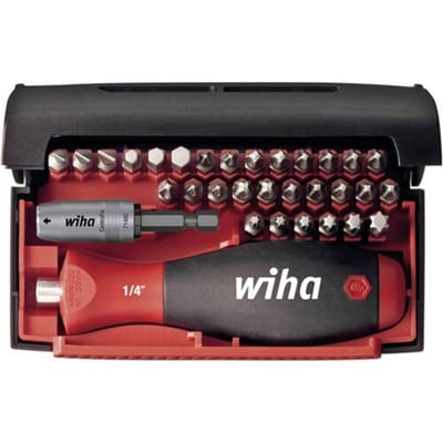 Wiha 34686 34686 Bitset 32-delig Plat, Kruiskop Phillips, Kruiskop Pozidriv, Inbus, Binnen-Torx