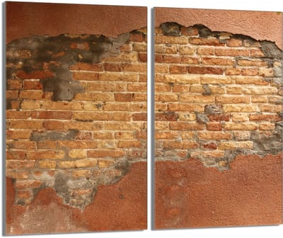TMK ArtDeko - Glasplaat Bescherming - 2x30x52 - Cegła - Veelzijdig Gebruik