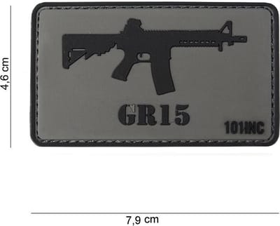 101 Inc Embleem 3D Pvc Gr15  10033