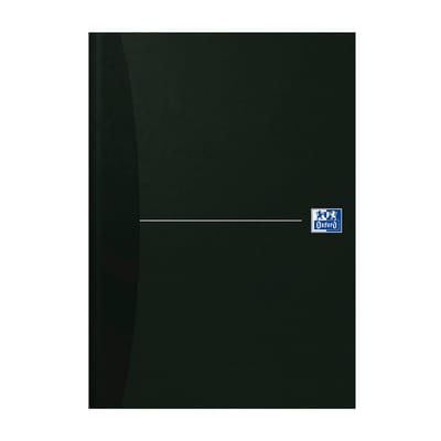 Notitieboek Oxford Office A4 Smart Black Gelijnd
