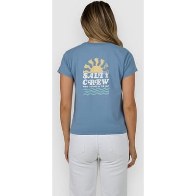 Salty Crew West Bound Modern T-Shirt blauw
