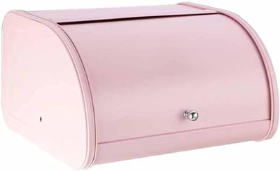 Broodtrommel Keuken - Opbergdoos Bakkerij - Brood Vers Houden - Roldeksel Gemak - 30 cm Breed - Zwart
