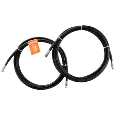 VEVOR Buitenboordmotor Slangenset, 609 cm Hydraulische Stuurslang, 2-delige Lekvrije TPEE Hydraulische Bootslangen, Compatibel met Hydraulisch Marine Buitenboordmotor Stuursysteem tot 300 PK