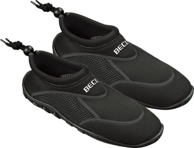 Beco waterschoenen/surfschoenen - Neopreen - volwassenen - rubber zool 44 zwart/zwart