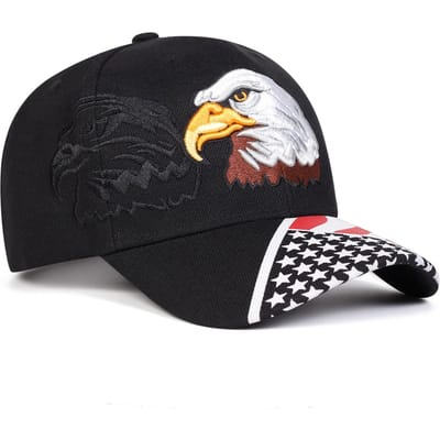 Unisex Adelaar Borduurwerk Baseballpetten Lente Herfst Buiten Verstelbaar Casual Petten Zonbescherming Pet Sportpet