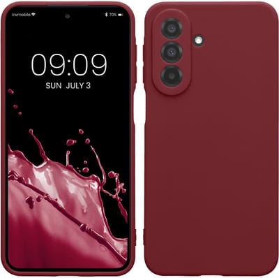 kwmobile telefoonhoesje geschikt voor Samsung Galaxy A27 5G - Hoesje voor smartphone - Precisie camera uitsnede - In bordeaux-violet