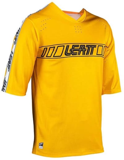 Leatt 3.0 Korte Mouw Enduro Trui Geel XL Jongens,Meisjes